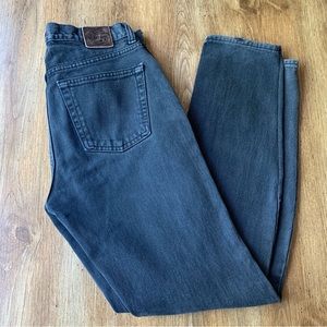 Vintage Gap Jeans Women 6 30x30 Bootcut Black Distressed Button Fly Made Canada